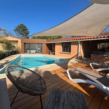 Villa Independante Piscine Privee Et Chauffee Saint-Privat-de-Champclos